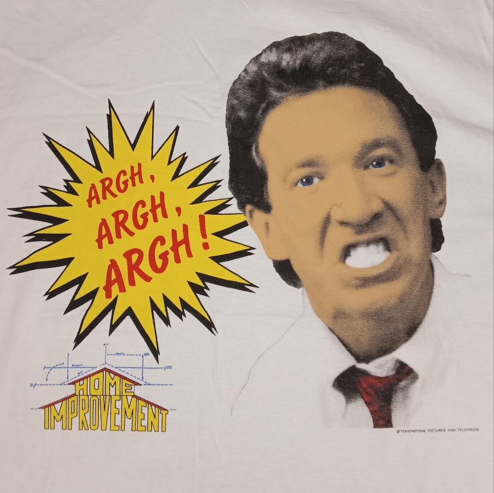 New 1993 Home Improvement Tim Allen Shirt Vintage 90s Tv Show Movie Tee